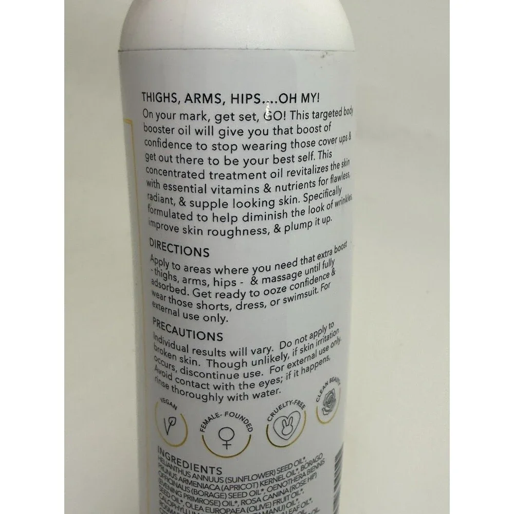 Nakery Beauty Bare It All Targeted Body Booster Oil 6FlOz / 177mL NEW Not Sealed